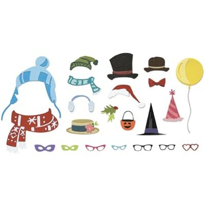 Sizzix Thinlits Die Set, Small Accessories by Tim Holtz, 24 Cutting Dies Sizzix Thinlits Die Set, Small Accessories by Tim Holtz, 24 Cutting Dies