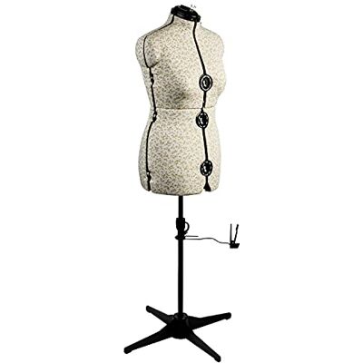 Sewing Online Adjustable Dressmakers Dummy, in Beige Sugar Ditsy Fabric with Hem Marker, Dress Form Sizes 16 to 20 Pin, Measure, Fit and Display your Clothes on this Tailors Dummy 5914B Sewing Online Adjustable Dressmakers Dummy, in Beige Sugar Ditsy Fabric with Hem Marker, Dress Form Sizes 16 to 20 Pin, Measure, Fit and Display your Clothes on this Tailors Dummy 5914B