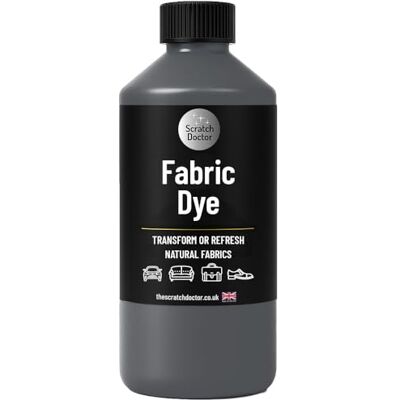 The Scratch Doctor Grey Fabric Dye Permanent Fabric Paint for Upholstery, Furniture, Sofas, Clothes, Canvas The Scratch Doctor Grey Fabric Dye Permanent Fabric Paint for Upholstery, Furniture, Sofas, Clothes, Canvas