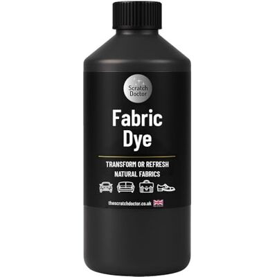 The Scratch Doctor Dark Grey Fabric Dye Permanent Fabric Paint for Upholstery, Furniture, Sofas, Clothes, Canvas The Scratch Doctor Dark Grey Fabric Dye Permanent Fabric Paint for Upholstery, Furniture, Sofas, Clothes, Canvas