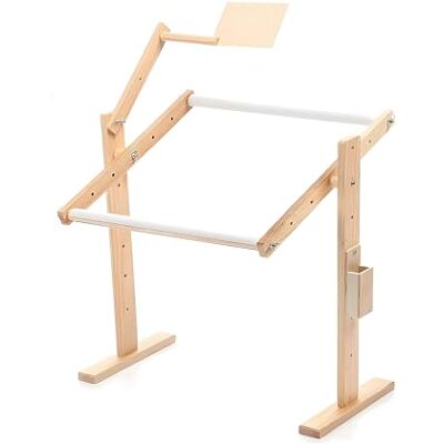 Trintion Cross Stitch Frame 30 x 40 x 50cm Adjustable Embroidary Easel Wood Cross Solid Wood Cross Stitch Rack Tool for Silk Painting Needlework Trintion Cross Stitch Frame 30 x 40 x 50cm Adjustable Embroidary Easel Wood Cross Solid Wood Cross Stitch Rack Tool for Silk Painting Needlework