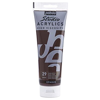 PEBEO 250 ml Studio Acrylic Paint, Burnt Umber PEBEO 250 ml Studio Acrylic Paint, Burnt Umber