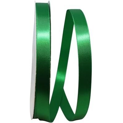 Reliant Ribbon Corp Reliant Ribbon Double Face Satin Allure Dfs Ribbon, 5/8 Inch X 100 Yards, Emerald Green Reliant Ribbon Corp Reliant Ribbon Double Face Satin Allure Dfs Ribbon, 5/8 Inch X 100 Yards, Emerald Green