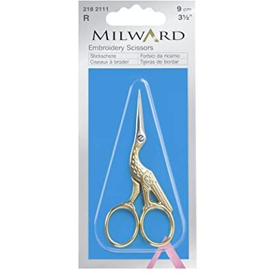 Milward 2182111 9 centimetres Stork Embroidery Scissors Milward 2182111 9 centimetres Stork Embroidery Scissors
