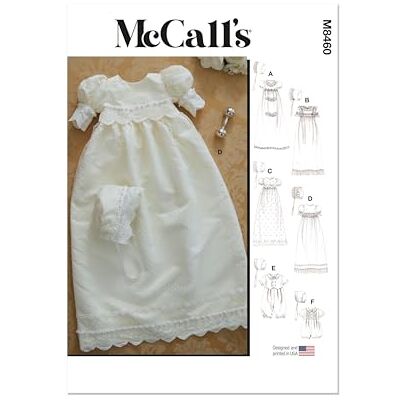 McCall's - M8460A - 3-12 months - Robe - Pattern McCall's - M8460A - 3-12 months - Robe - Pattern