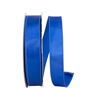 Reliant Ribbon Corp Reliant Ribbon 92575W-050-09K Satin Value Wired Edge Band, Royal Blue, 1-1/2 Inch x 50 Yards Reliant Ribbon Corp Reliant Ribbon 92575W-050-09K Satin Value Wired Edge Band, Royal Blue, 1-1/2 Inch x 50 Yards