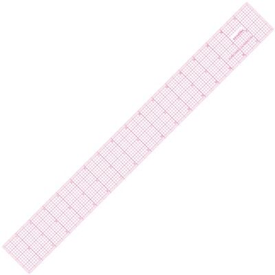 KEARING 2"x18" Clear Sewing Graph Ruler Plastic Pattern Grading Ruler Flexible 1.2mm clear plastic 18" grid ruler for fashion design. Sandwich line markings never rub off for sewing KEARING 2"x18" Clear Sewing Graph Ruler Plastic Pattern Grading Ruler Flexible 1.2mm clear plastic 18" grid ruler for fashion design. Sandwich line markings never rub off for sewing