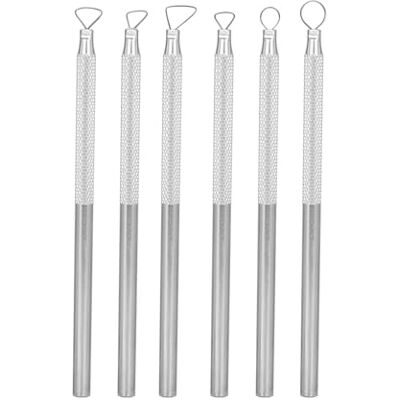 Lylithuif 6Pcs Aluminium Alloy Engraving Carving Scraper Clay Pottery Sculpting Tool Set for Professional Artists and Hobbyists Durable Heat Treated Steel Blades Lylithuif 6Pcs Aluminium Alloy Engraving Carving Scraper Clay Pottery Sculpting Tool Set for Professional Artists and Hobbyists Durable Heat Treated Steel Blades