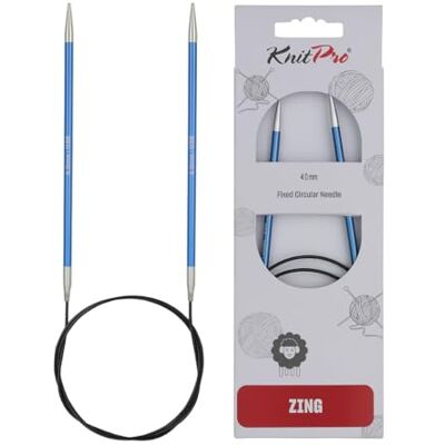 KnitPro - Zing Rundpinde Aluminium - 100cm - 4,00mm US6 Sapphire - Knitting needle KnitPro - Zing Rundpinde Aluminium - 100cm - 4,00mm US6 Sapphire - Knitting needle