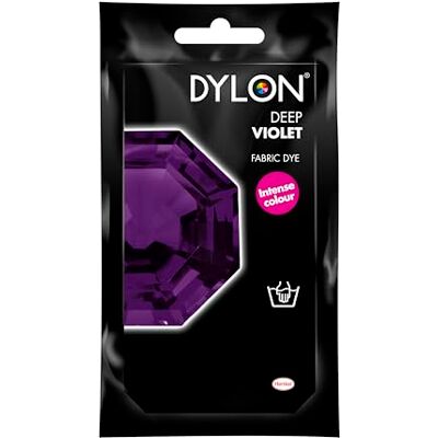 DYLON Deep Violet Fabric Dye - Fabric Dye, 50g DYLON Deep Violet Fabric Dye - Fabric Dye, 50g