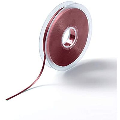 Prym Satin Ribbon 3 mm Bordeaux, 100% Polyester Prym Satin Ribbon 3 mm Bordeaux, 100% Polyester