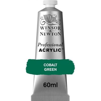 Winsor & Newton 8840453 Professional Acrylic Paint, Cobalt Green, 60ml Tube Winsor & Newton 8840453 Professional Acrylic Paint, Cobalt Green, 60ml Tube