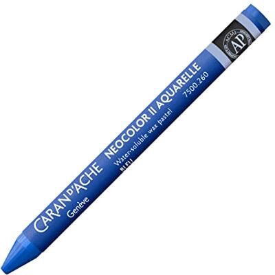 Caran d'Ache Neocolor II 260 Water-Soluble Wax Pastels Set - Paper, Glass, Wood Caran d'Ache Neocolor II 260 Water-Soluble Wax Pastels Set - Paper, Glass, Wood