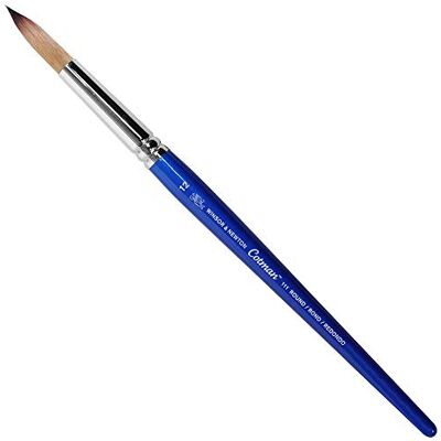 Winsor & Newton Brush, Wood, Transparent, No 12 -. 7.9 mm, round brush, short handle Winsor & Newton Brush, Wood, Transparent, No 12 -. 7.9 mm, round brush, short handle