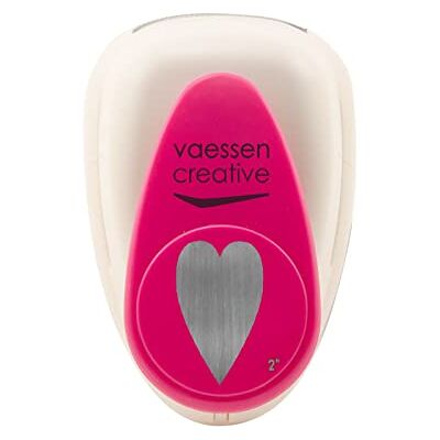 Creative Labs Craft Paper Punch Heart 3 x 4,9 cm Circle Cutter for Crafting and Card Making Creative Labs Craft Paper Punch Heart 3 x 4,9 cm Circle Cutter for Crafting and Card Making
