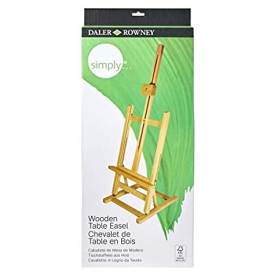 Daler Rowney Daler-Rowney Simply Table Wood Easel Collapsible & Store Flat Daler Rowney Daler-Rowney Simply Table Wood Easel Collapsible & Store Flat