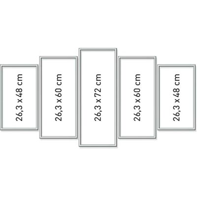 Schipper 605280901 Painting by Numbers Aluminium Frame Polyptych 132 x 72 cm Silver without Glass for Your Artwork, Easy Self-Assembly Schipper 605280901 Painting by Numbers Aluminium Frame Polyptych 132 x 72 cm Silver without Glass for Your Artwork, Easy Self-Assembly