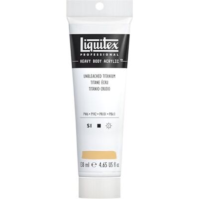 Liquitex Professional Heavy Body Acrylic Paint 138 ml tube, Unbleached Titanium Liquitex Professional Heavy Body Acrylic Paint 138 ml tube, Unbleached Titanium