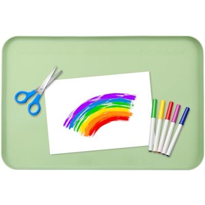 shaojian Silicone Craft Mats 60x40 cm Reusable Silicone Art Mat with Raised Lip and Scale, Non Slip Painting Mat for Drawing, Clay, Resin, Slime, Play Sand, Jewelry-Making & DIY Crafts Creation shaojian Silicone Craft Mats 60x40 cm Reusable Silicone Art Mat with Raised Lip and Scale, Non Slip Painting Mat for Drawing, Clay, Resin, Slime, Play Sand, Jewelry-Making & DIY Crafts Creation