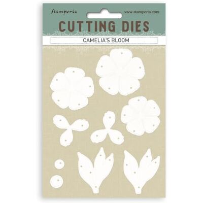 Stamperia Cutting Dies for Scrapbooking, Albums, Cards, Bullet Journals, and More, Create Decorations with Natural Elements, Perfect for Crafts and Gifting (A6) (Quiet Days, Camelia’s Bloom) Stamperia Cutting Dies for Scrapbooking, Albums, Cards, Bullet Journals, and More, Create Decorations with Natural Elements, Perfect for Crafts and Gifting (A6) (Quiet Days, Camelia’s Bloom)