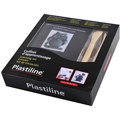 PLASTILINE 8750ST training set 350g medium sheet Plexiglas Wire 2 tools Pattern sheets Instructions (Spanish German) Grey shade PLASTILINE 8750ST training set 350g medium sheet Plexiglas Wire 2 tools Pattern sheets Instructions (Spanish German) Grey shade