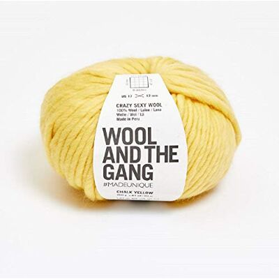 Wool and the Gang Crazy Sexy Wool, Chalk Yellow, 200g Wool and the Gang Crazy Sexy Wool, Chalk Yellow, 200g