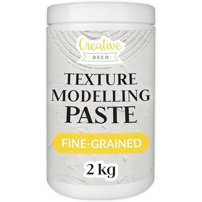 Creative Deco Artistic Modeling Paste - White - 2kg - Art Supplies Creative Deco Artistic Modeling Paste - White - 2kg - Art Supplies