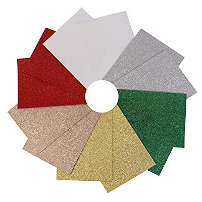 Trimits Glitter Acrylic Crafting Felt Pack, Festive, 30 x 23cm Trimits Glitter Acrylic Crafting Felt Pack, Festive, 30 x 23cm