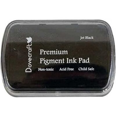 Simply Sew Crafty Dovecraft Pigment Ink Pads Single Sets Packs Card Making Art Craft Acid Free ™ (Black Jet) Simply Sew Crafty Dovecraft Pigment Ink Pads Single Sets Packs Card Making Art Craft Acid Free ™ (Black Jet)