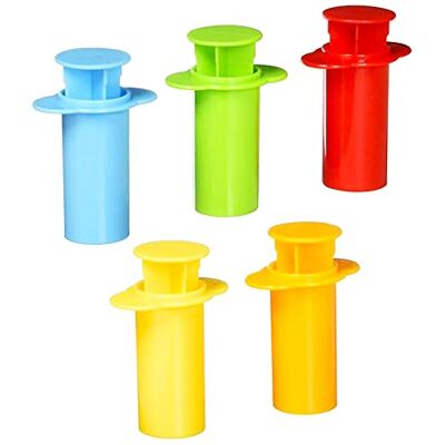 PANYTOW 5 x Plastic Extruding Syringes Dough Plasticine Mold Crafting Tool---Random Color PANYTOW 5 x Plastic Extruding Syringes Dough Plasticine Mold Crafting Tool---Random Color