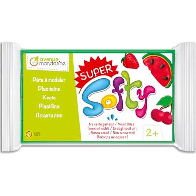 Avenue Mandarine SO0880350600C A 350 G Loaf of Softy Modelling Clay from 2 Years Old Green Colour Very Soft Dough Children's Creative Leisure Activity Avenue Mandarine SO0880350600C A 350 G Loaf of Softy Modelling Clay from 2 Years Old Green Colour Very Soft Dough Children's Creative Leisure Activity