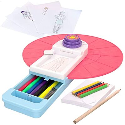 COLORBABY 46891 Fashion Design Studio. Create Your Styles. with More Than 170 conbinations, Multicoloured COLORBABY 46891 Fashion Design Studio. Create Your Styles. with More Than 170 conbinations, Multicoloured