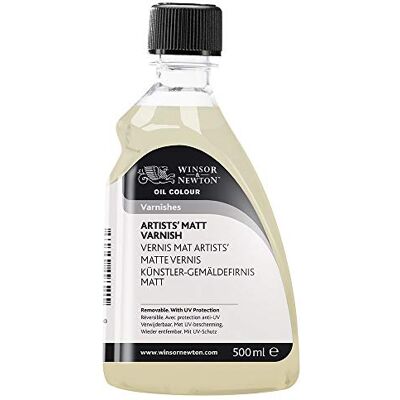 Winsor & Newton Artist Matt Varnish 500 ml bottle Winsor & Newton Artist Matt Varnish 500 ml bottle