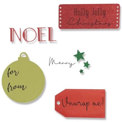 Sizzix Framelits Set 5PK w/Stamps Holly Jolly Christmas by Olivia Rose 665023 Metal Cutting Die for Cardmaking, Scrapbooking, Papercraft and More, Grey, One Size Sizzix Framelits Set 5PK w/Stamps Holly Jolly Christmas by Olivia Rose 665023 Metal Cutting Die for Cardmaking, Scrapbooking, Papercraft and More, Grey, One Size