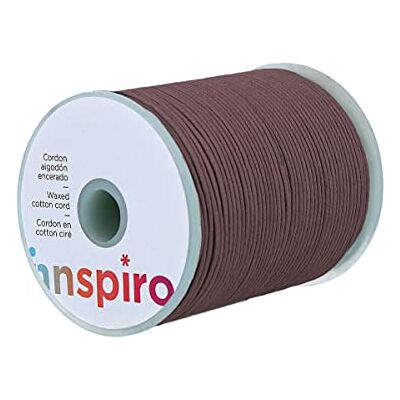 INNSPIRO Cotton cord Waxed Fine copper 1 mm. 100 m. INNSPIRO Cotton cord Waxed Fine copper 1 mm. 100 m.