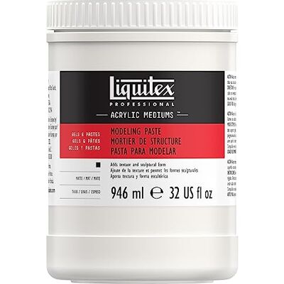 Liquitex Professional Acrylic Medium for Arcylic Paint, Modelling Paste, 946 ml Liquitex Professional Acrylic Medium for Arcylic Paint, Modelling Paste, 946 ml
