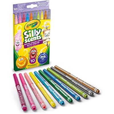 CRAYOLA Fine-Line Scented Marker, 10 markers (1 Pack) CRAYOLA Fine-Line Scented Marker, 10 markers (1 Pack)