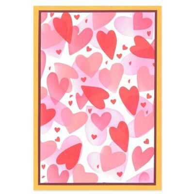 Sizzix Layered Stencils-Mark Making Hearts, White, One Size Sizzix Layered Stencils-Mark Making Hearts, White, One Size