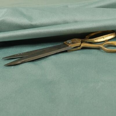 Redbrick Mill Fabrics Soft Low Velour Velvet Upholstery Fabric, Aqua Redbrick Mill Fabrics Soft Low Velour Velvet Upholstery Fabric, Aqua