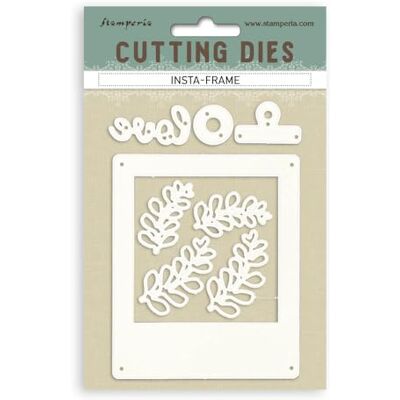 Stamperia Cutting Dies for Scrapbooking, Albums, Cards, Bullet Journals, and More, Create Decorations with Natural Elements, Perfect for Crafts and Gifting (A6) (Venice, City of Art Insta-Frame) Stamperia Cutting Dies for Scrapbooking, Albums, Cards, Bullet Journals, and More, Create Decorations with Natural Elements, Perfect for Crafts and Gifting (A6) (Venice, City of Art Insta-Frame)