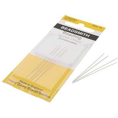 The Beadsmith NEEDLES BEADING #13 4/PK The Beadsmith NEEDLES BEADING #13 4/PK