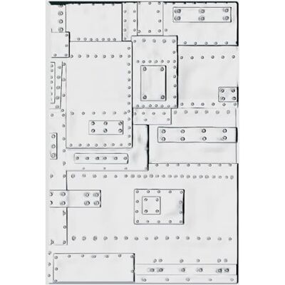 Sizzix 3-D Texture Fades Embossing Folder Foundry Large/A5 by Tim Holtz Sizzix 3-D Texture Fades Embossing Folder Foundry Large/A5 by Tim Holtz
