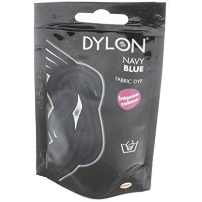 Dylon Fabric Dye, Navy Blue, 50G Dylon Fabric Dye, Navy Blue, 50G