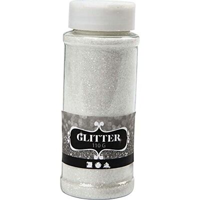 Creativ 51266 Glitter, White, 110 g Capacity, Pack of 10 Creativ 51266 Glitter, White, 110 g Capacity, Pack of 10