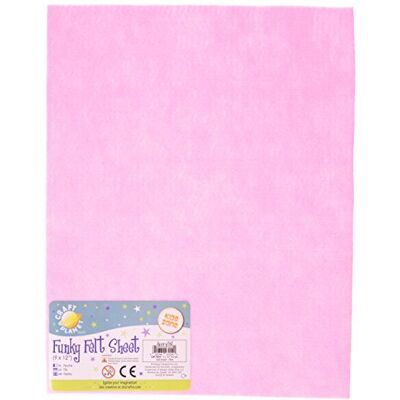 9 x 12" Acrylic Felt, Pink, Craft Felt Sheets, Coloured Square Sheets, Felt Crafting Fabric, Stick With Glue Adhesive Pritt Stick, Felt Crafting Fabric For Sewing, Patchwork, Craft 9 x 12" Acrylic Felt, Pink, Craft Felt Sheets, Coloured Square Sheets, Felt Crafting Fabric, Stick With Glue Adhesive Pritt Stick, Felt Crafting Fabric For Sewing, Patchwork, Craft