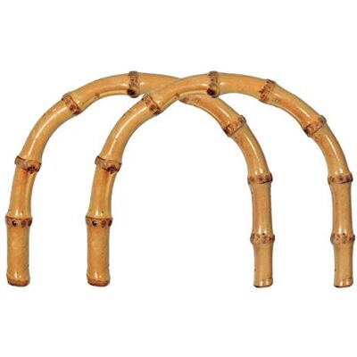 Prym Kim (15.5 x 13cm) Bamboo Bag Handles 1 Unit Prym Kim (15.5 x 13cm) Bamboo Bag Handles 1 Unit