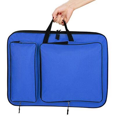 ITODA Portable Art Portfolio Case Waterproof A3 Drawing Board Bag Artwork Portfolio Carry Case Art Artist Folder Case Student Portfolio Drawing Painting Sketch Bag for Palette Paints Brushes Pencils ITODA Portable Art Portfolio Case Waterproof A3 Drawing Board Bag Artwork Portfolio Carry Case Art Artist Folder Case Student Portfolio Drawing Painting Sketch Bag for Palette Paints Brushes Pencils