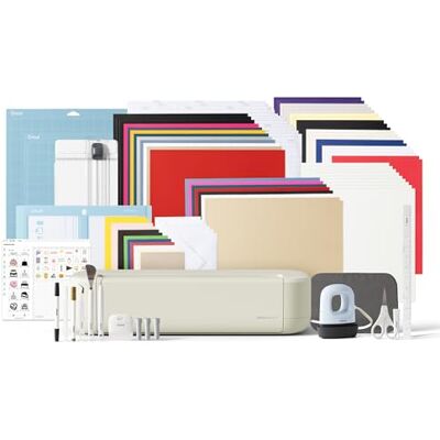 Cricut Explore® 5 Ultimate Bundle + Digital Content, Smart Cutting Machine with Heat Press for DIY Crafts, Vinyl Decals, T-Shirts, Full-Color Stickers & Cards Cricut Explore® 5 Ultimate Bundle + Digital Content, Smart Cutting Machine with Heat Press for DIY Crafts, Vinyl Decals, T-Shirts, Full-Color Stickers & Cards
