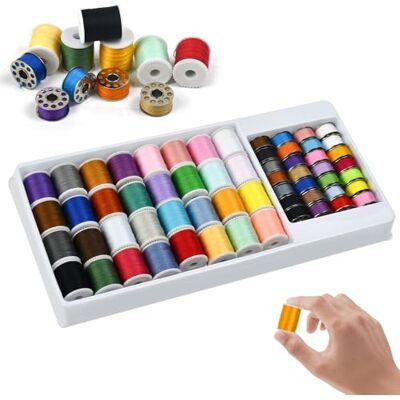 YBCCBY 60 Color Sewing Thread Set, Spool Polyester Thread Kit for Sewing Machine YBCCBY 60 Color Sewing Thread Set, Spool Polyester Thread Kit for Sewing Machine