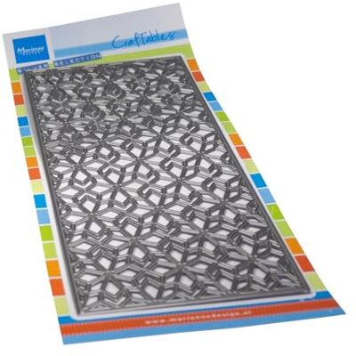Marianne Design Craftables Embossing and Cutting Dies Nordic Slimline Background for Craft Projects, Silver, One Size Marianne Design Craftables Embossing and Cutting Dies Nordic Slimline Background for Craft Projects, Silver, One Size